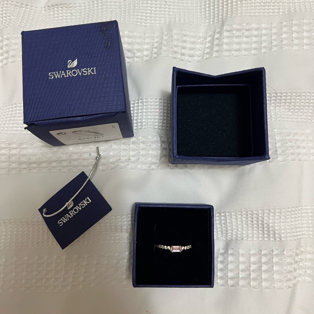 Swarovski Ring size 7 with Box